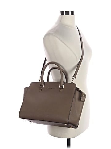 MICHAEL Michael Kors Leather Satchel (view 2)
