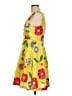 ModCloth 100% Cotton Print Yellow Casual Dress Size M - photo 5