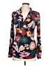 Boden Floral Purple Long Sleeve Blouse Size 12 - photo 1