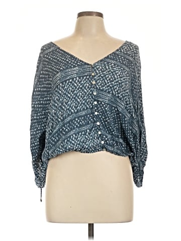 Lulus 3/4 Sleeve Blouse (view 1)
