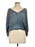 Lulus Blue 3/4 Sleeve Blouse Size L - photo 1