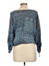 Lulus Blue 3/4 Sleeve Blouse Size L - photo 2