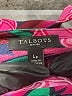 Talbots 100% Polyester Print Pink Casual Dress Size Lg Petite - photo 7