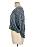 Lulus Blue 3/4 Sleeve Blouse Size L - photo 5