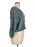 Lulus Blue 3/4 Sleeve Blouse Size L - photo 4