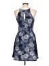 Aqua Polka Dots Blue Cocktail Dress Size L - photo 2