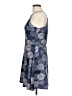 Aqua Polka Dots Blue Cocktail Dress Size L - photo 5