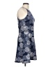 Aqua Polka Dots Blue Cocktail Dress Size L - photo 4