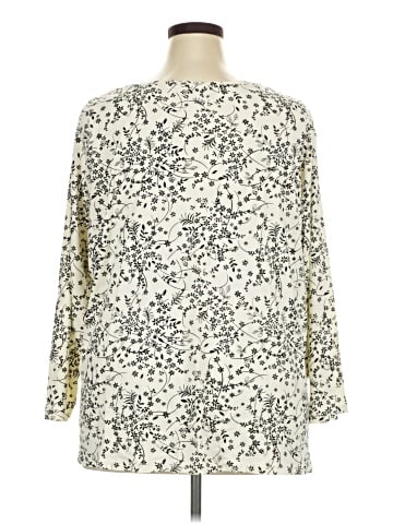 Roaman's 3/4 Sleeve T-Shirt (view 2)