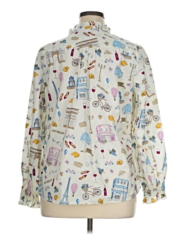 Talbots Long Sleeve Button-Down Shirt (view 2)