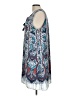 DR2 100% Polyester Paisley Blue Casual Dress Size L - photo 5