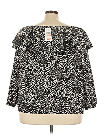 MICHAEL Michael Kors Long Sleeve Blouse (view 2)