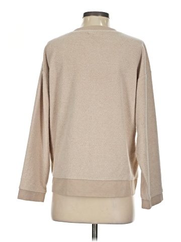 Madewell (Re)sourced Brushed Side-Button Relaxed Sweatshirt (view 2)