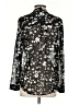 CAbi 100% Polyester Floral Black Long Sleeve Blouse Size S - photo 2
