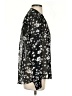 CAbi 100% Polyester Floral Black Long Sleeve Blouse Size S - photo 4
