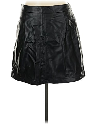 French Connection Faux Leather Skirt (view 2)