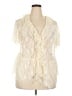 Torrid 100% Nylon Ivory Kimono Size 2X Plus (2) - photo 1
