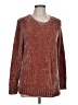 Orvis 100% Polyester Metallic Brown Pullover Sweater Size L - photo 1