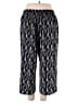 Nine West 100% Polyester Print Black Casual Pants Size XL - photo 2