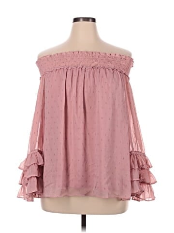 MSK 3/4 Sleeve Blouse (view 1)