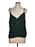 Forever 21 100% Polyester Green Sleeveless Blouse Size L - photo 1