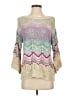 Soft Surroundings Chevron-herringbone Tan Pullover Sweater Size S - photo 1