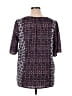 Weekend Suzanne Betro 100% Polyester Blue Short Sleeve Blouse Size 1X - photo 2