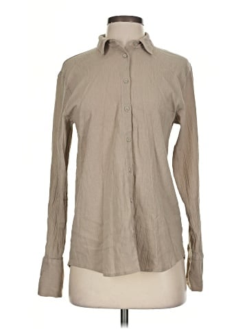 Nasty Gal Inc. Long Sleeve Button-Down Shirt (view 1)