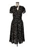 Unique Vintage 100% Polyester Paisley Black Casual Dress Size 8 - photo 1