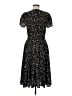 Unique Vintage 100% Polyester Paisley Black Casual Dress Size 8 - photo 2