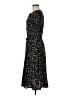 Unique Vintage 100% Polyester Paisley Black Casual Dress Size 8 - photo 5