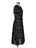 Unique Vintage 100% Polyester Paisley Black Casual Dress Size 8 - photo 4