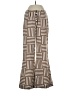 Versona Chevron-herringbone Brown Linen Pants Size 2 - photo 1