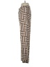 Versona Chevron-herringbone Brown Linen Pants Size 2 - photo 5