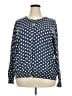 North Style 100% Cotton Polka Dots Blue Cardigan Size 3X - photo 1