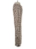 Versona Chevron-herringbone Brown Linen Pants Size 2 - photo 4
