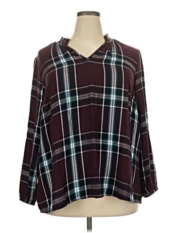 Lane Bryant 3/4 Sleeve T-Shirt (view 1)