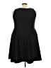 Lane Bryant Solid Black Casual Dress Size 24 - photo 2