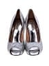 Badgley Mischka Silver Heels Size 8 1/2 - photo 2
