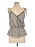 Sienna Sky 100% Polyester Gray Sleeveless Blouse Size L - photo 1