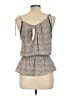 Sienna Sky 100% Polyester Gray Sleeveless Blouse Size L - photo 2