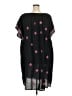 Ellos 100% Cotton Black Short Sleeve Top Size 26 - 28 - photo 2