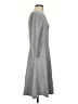 Paul Stuart Solid Gray Casual Dress Size 4 - photo 4