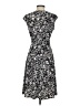 Chaps Print Gray Casual Dress Size S - photo 2