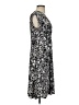 Chaps Print Gray Casual Dress Size S - photo 4