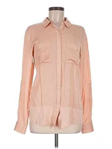 Ann Taylor LOFT Long Sleeve Button-Down Shirt (view 1)