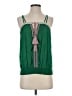 Venus 100% Viscose Green Sleeveless Blouse Size 4 - photo 1