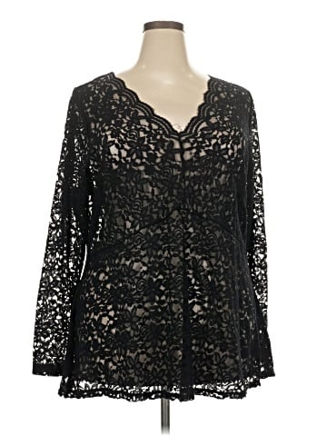 Lane Bryant Long Sleeve Blouse (view 1)