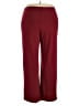 Alfani Solid Burgundy Casual Pants Size XXL - photo 2