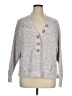a.n.a. A New Approach Tweed Silver Cardigan Size XL - photo 1
